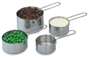 Vollrath 47119 Four-Piece Measuring Cup Set