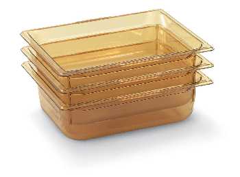 Vollrath 9002410 Super Pan Plastic Pans - High Temperature - Amber