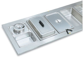 Vollrath 19198 Adaptor Plate - Stainless - Half Size