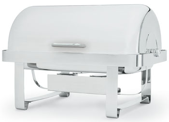 Vollrath 46350 Avenger Economy Roll-Top Chafer, Rectangular