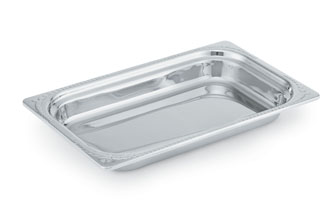 Vollrath 8230310 Miramar Decorative Pan - Rectangle, Full Size, 1.25" Deep