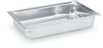 Vollrath 46862 Large Round Food Pan for Panacea and Maximillian™ Steel Chafers