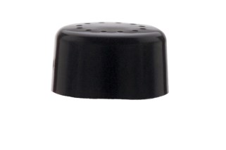 Vollrath 102T-06 Plastic Top,  Black, Salt and Pepper