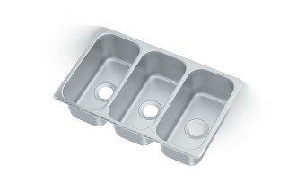 Vollrath 12065-3 Triple Bowl Sink