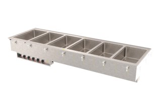 Vollrath 3640901HD Six-Well Hot  Modular Drop-In With Marine Grade Wells