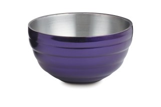 Vollrath 4656965 Round Double-Wall Bowl - Passion Purple 10.1qt (9.6L)