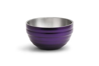 Vollrath 4659165 Round Double-Wall Bowl - Passion Purple 3.4qt (3.2L)