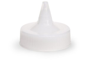 Vollrath 4914-13 Closeable single tip wide mouth clear replacement cap for squeeze dispenser