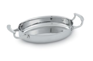 Vollrath 49420 Miramar Display Cookware, Oval Au Gratin, 10"