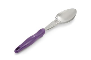 Vollrath 6414080 Heavy-Duty Stainless Steel Solid Basting Spoon with Ergo Grip™ handle