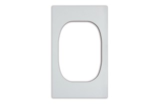 Vollrath 8242720 Miramar Single Size Template, White Stone