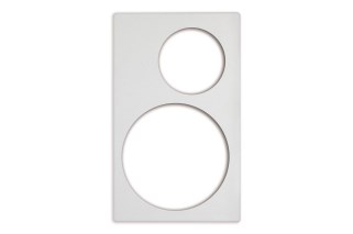 Vollrath 8243420 Miramar Single Size Template, White Stone