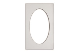 Vollrath 8243620 Miramar Single Size Template, White Stone