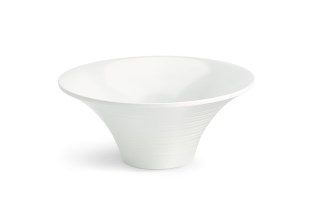 Vollrath V22172 Fluted Melamine Pedestal Bowl, Medium